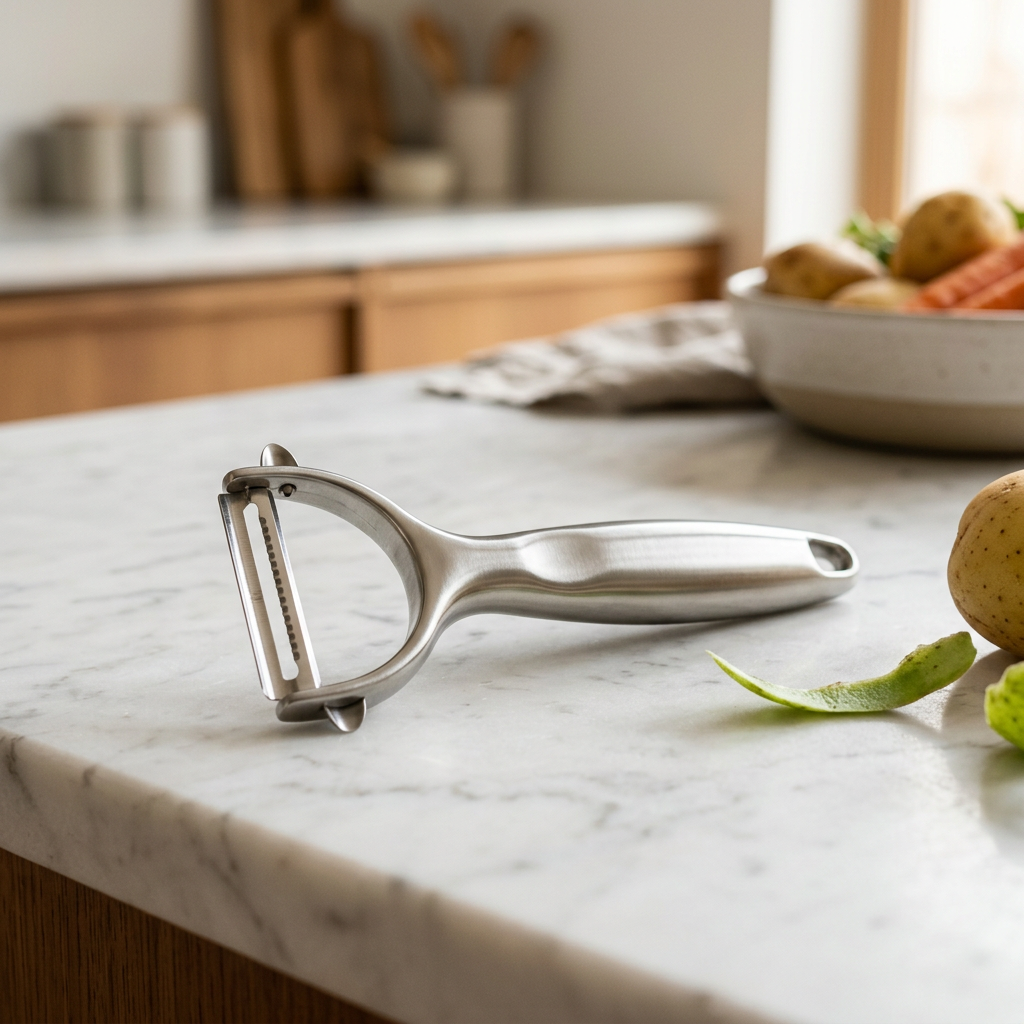 Ergonomic Stainless Steel Vegetable Peeler