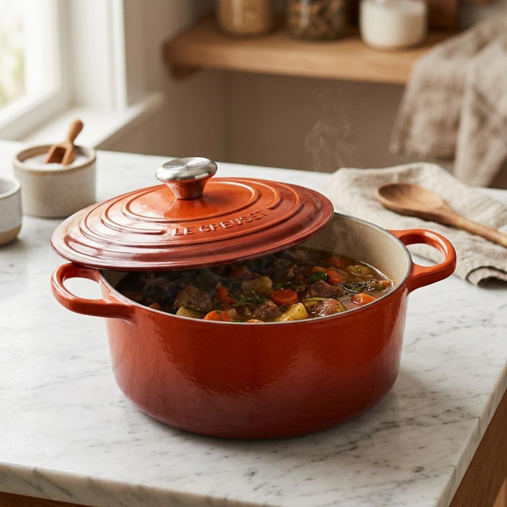 Enameled Cast Iron Dutch Oven